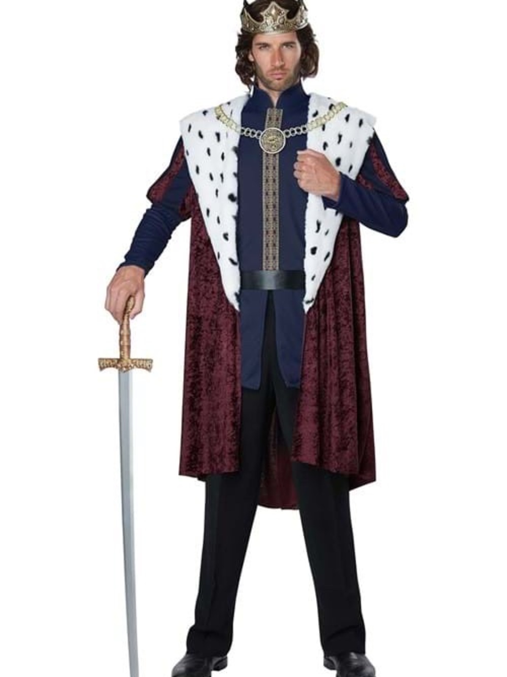 California Costumes Men’s Royal Storybook King Adult Medieval Halloween Costume